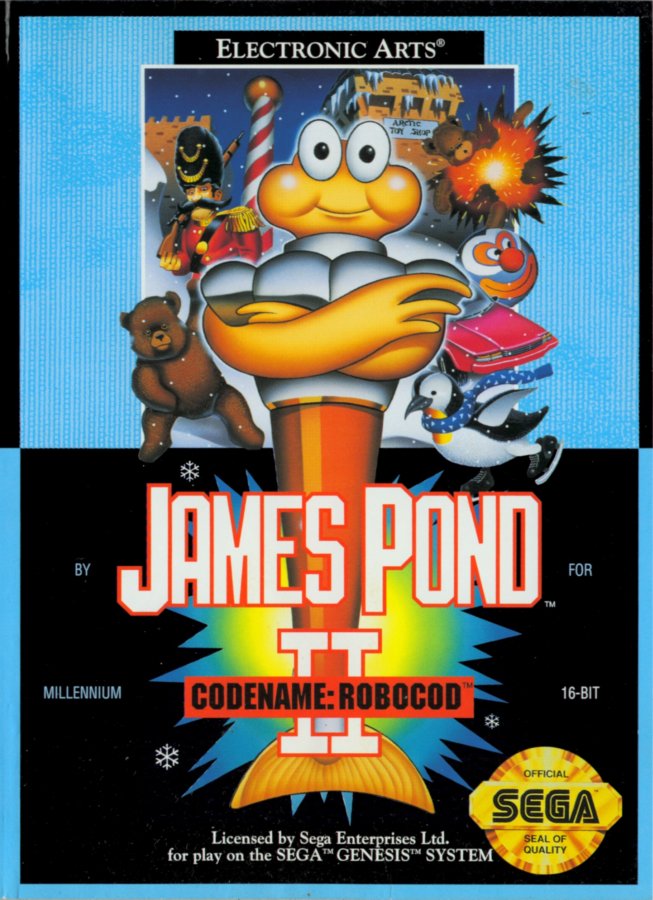 Capa do jogo James Pond II: Codename RoboCod