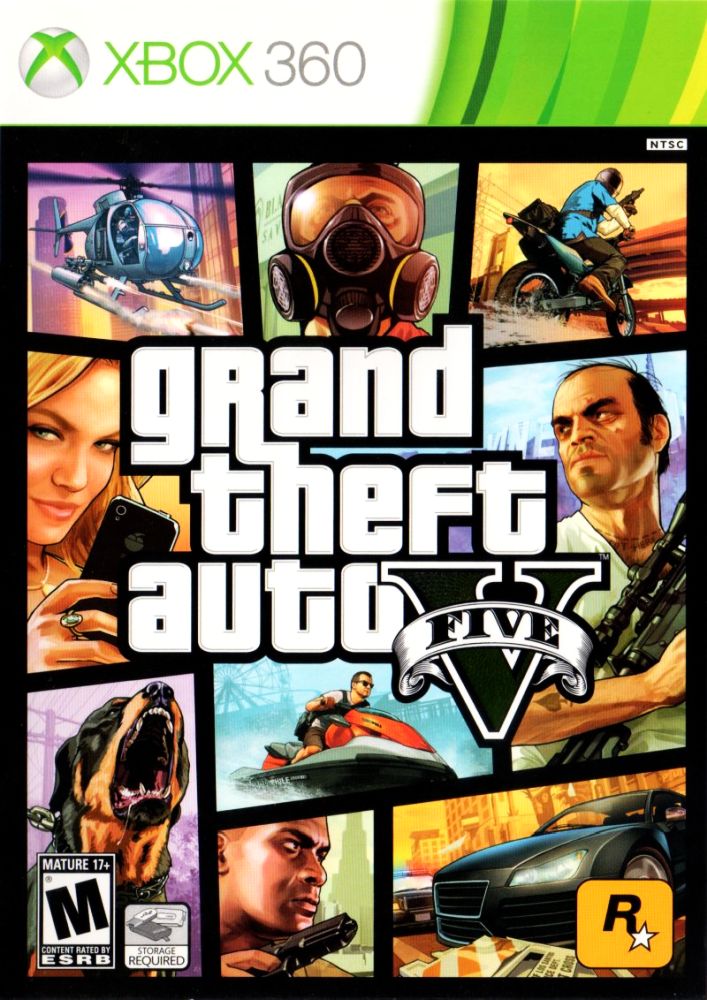 Capa do jogo Grand Theft Auto V