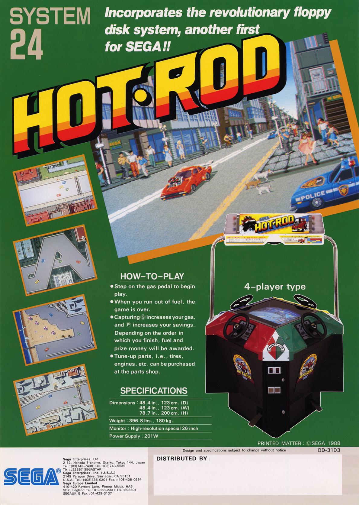 Capa do jogo Hot-Rod