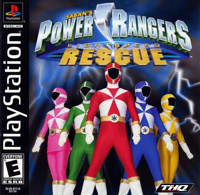 Capa do jogo Sabans Power Rangers: Lightspeed Rescue