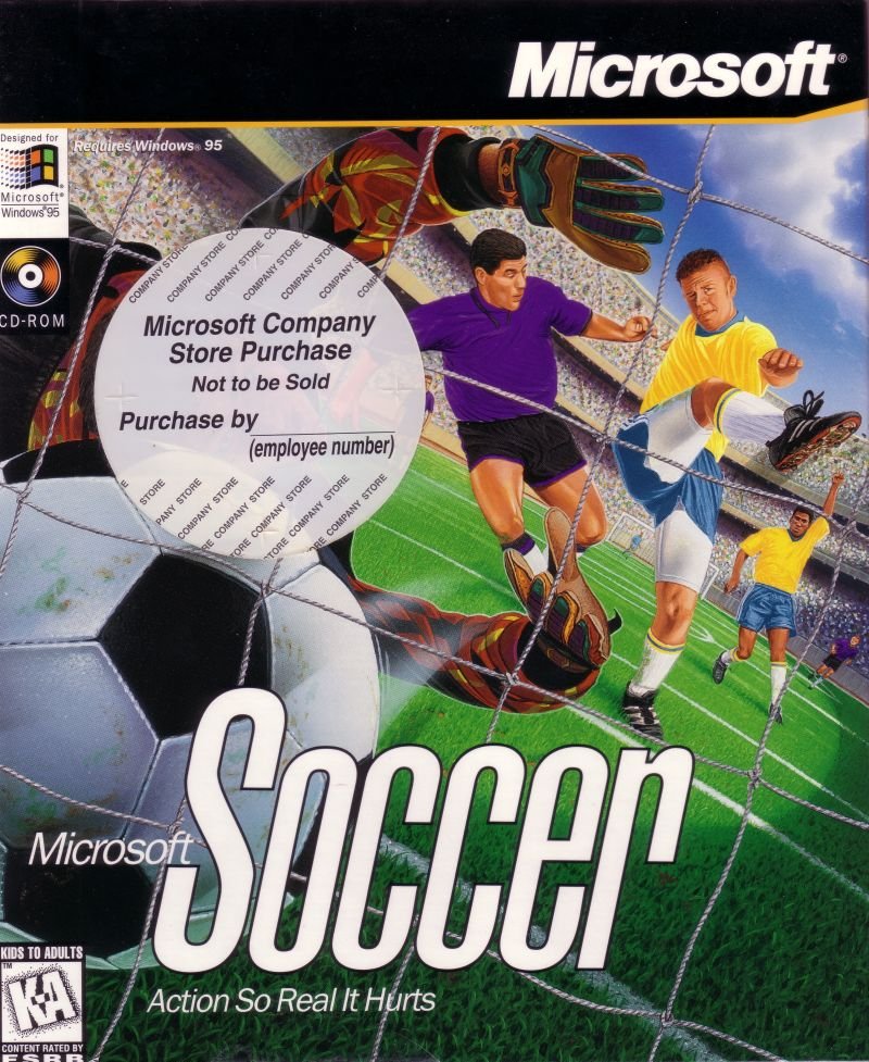 Capa do jogo Microsoft Soccer