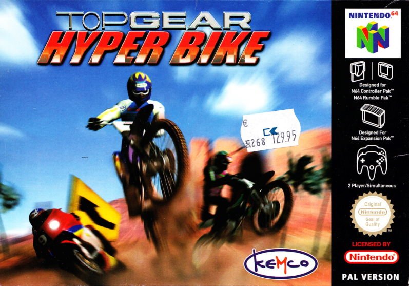 Capa do jogo Top Gear Hyper-Bike