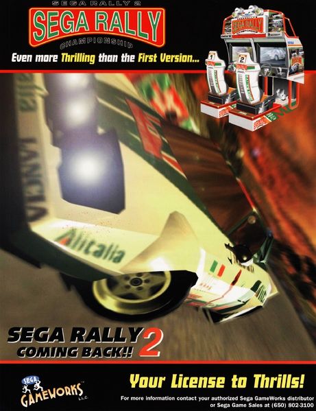 Capa do jogo Sega Rally 2