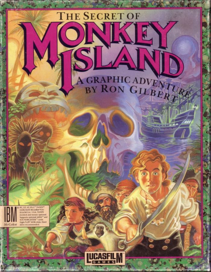 Capa do jogo The Secret of Monkey Island