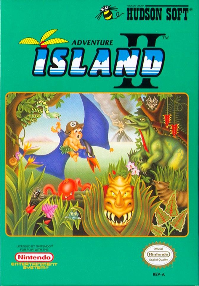 Capa do jogo Adventure Island II