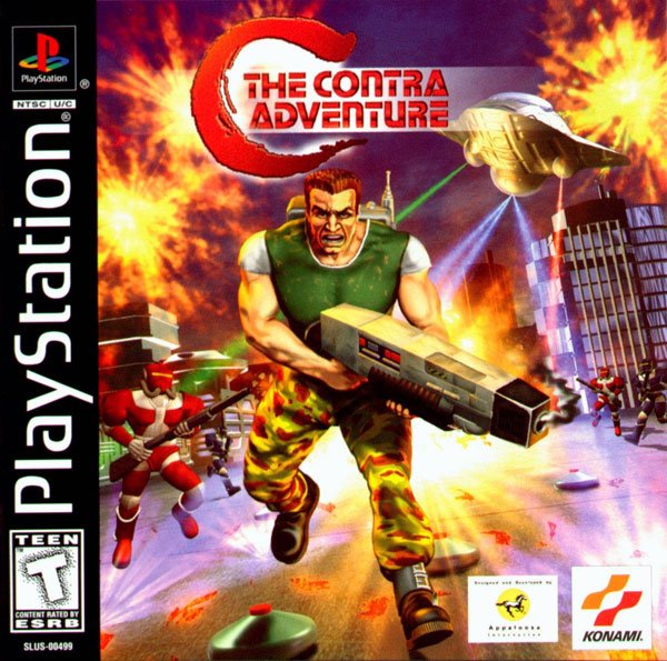Capa do jogo C: The Contra Adventure