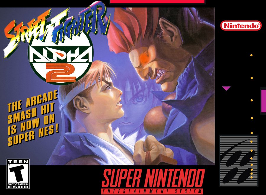 Capa do jogo Street Fighter Alpha 2