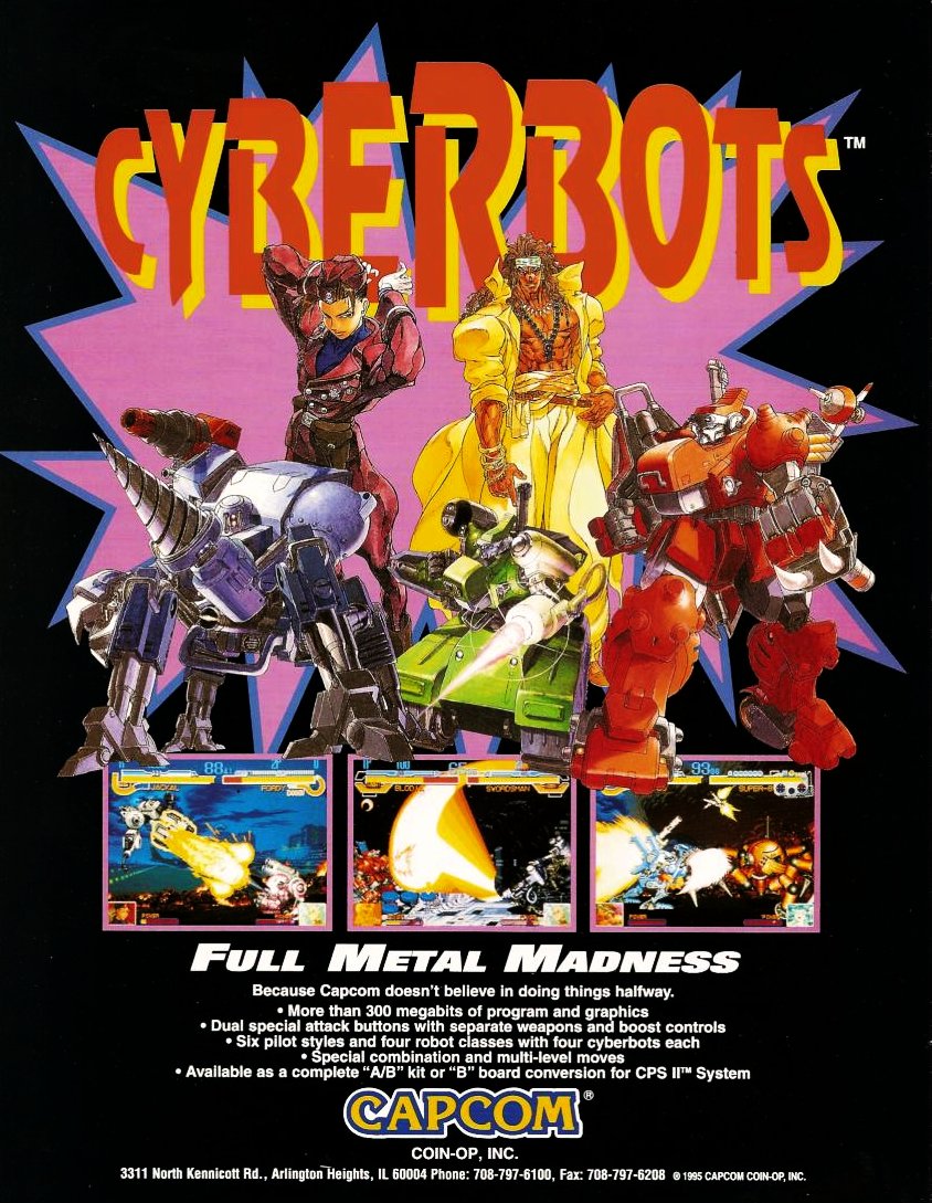 Capa do jogo Cyberbots: Full Metal Madness