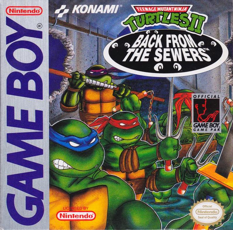 Capa do jogo Teenage Mutant Ninja Turtles II: Back from the Sewers
