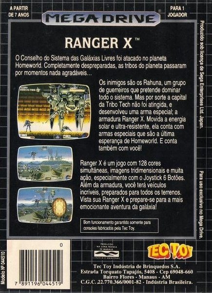 Capa do jogo Ranger X