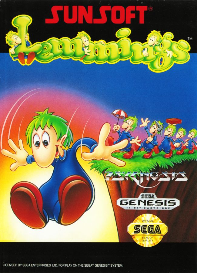 Capa do jogo Lemmings