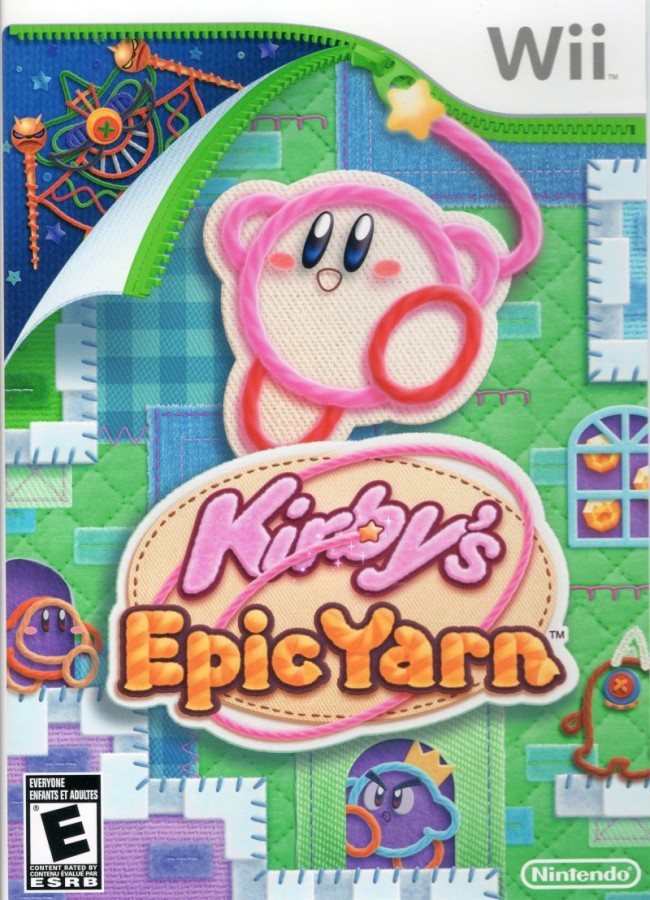 Capa do jogo Kirbys Epic Yarn