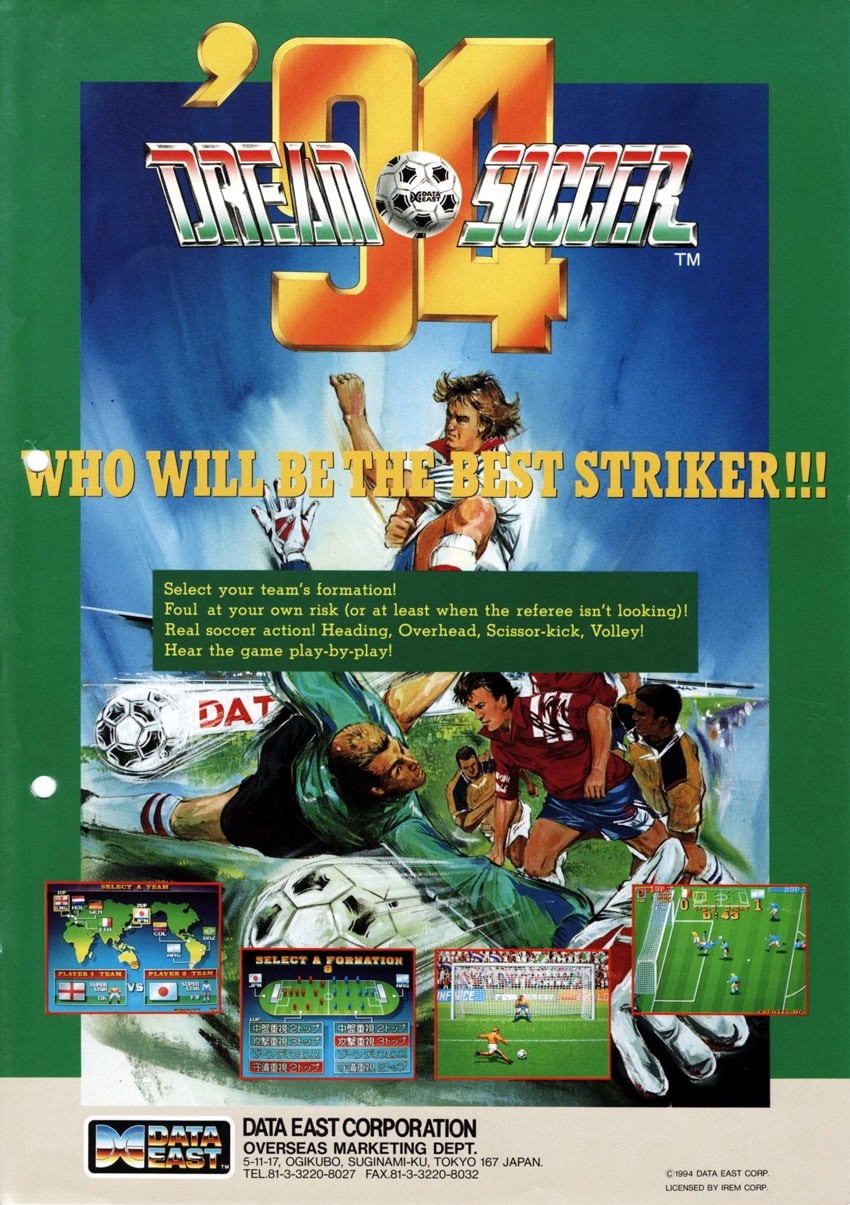 Capa do jogo Dream Soccer 94