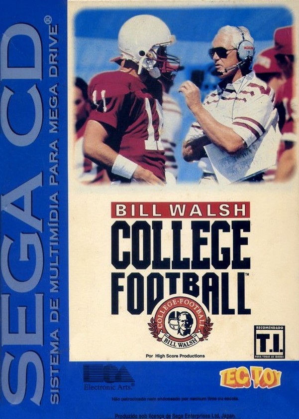 Capa do jogo Bill Walsh College Football
