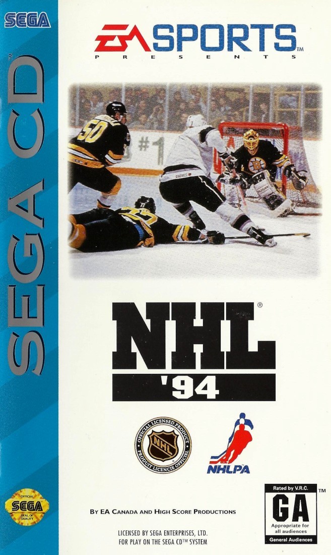 Capa do jogo NHL Hockey 94