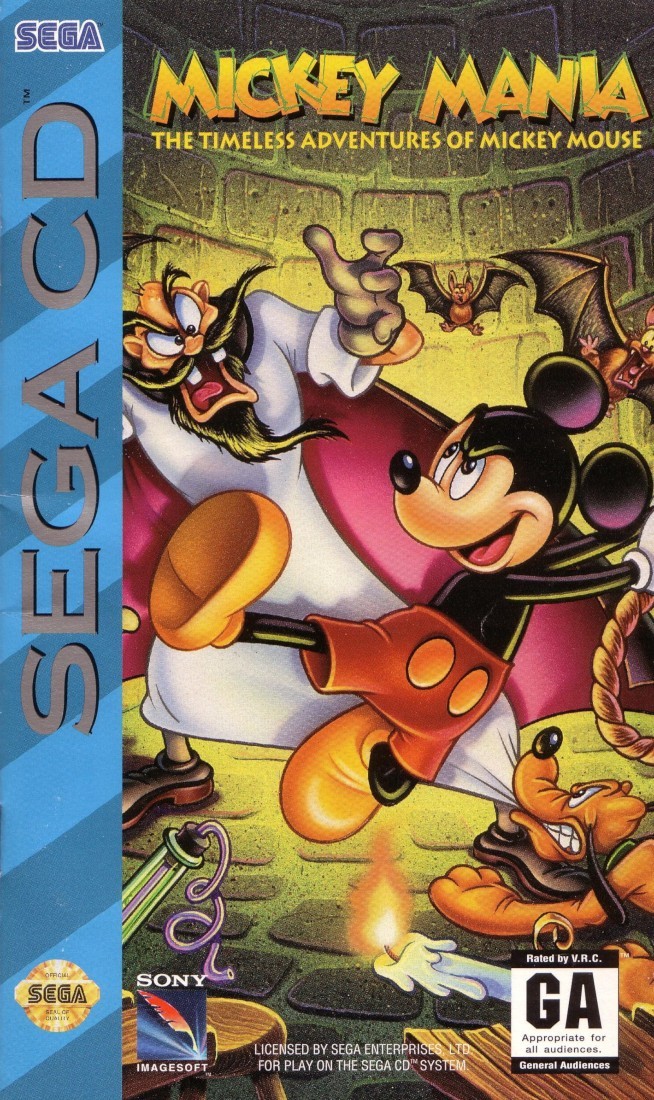 Capa do jogo Mickey Mania