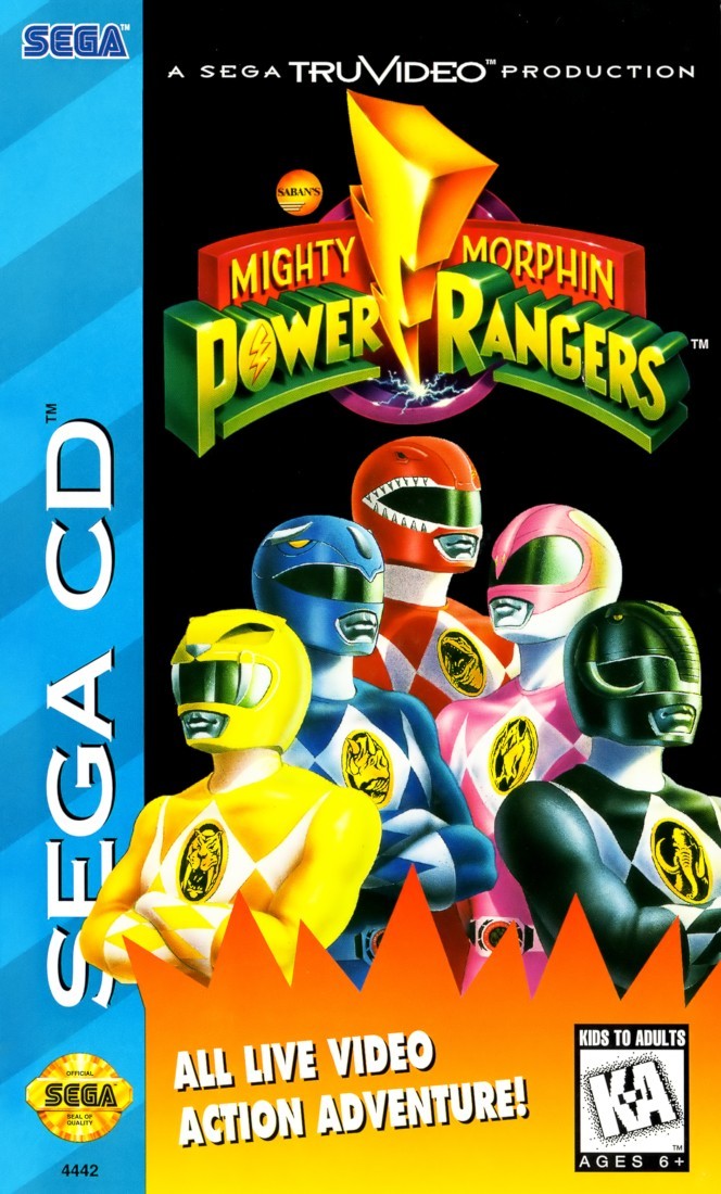 Capa do jogo Mighty Morphin Power Rangers