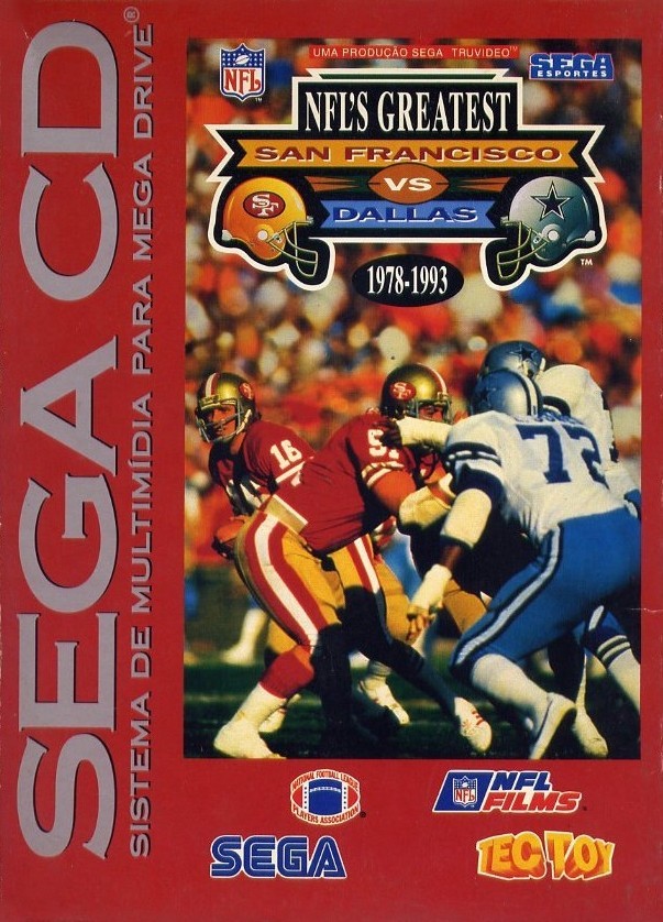 Capa do jogo NFLs Greatest: San Francisco vs. Dallas 1978-1993