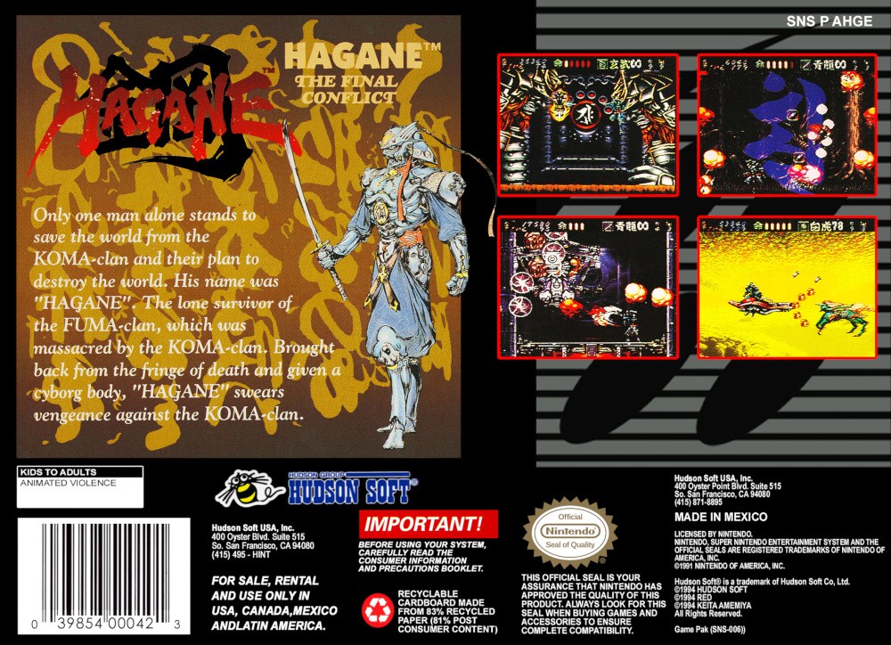 Capa do jogo Hagane: The Final Conflict