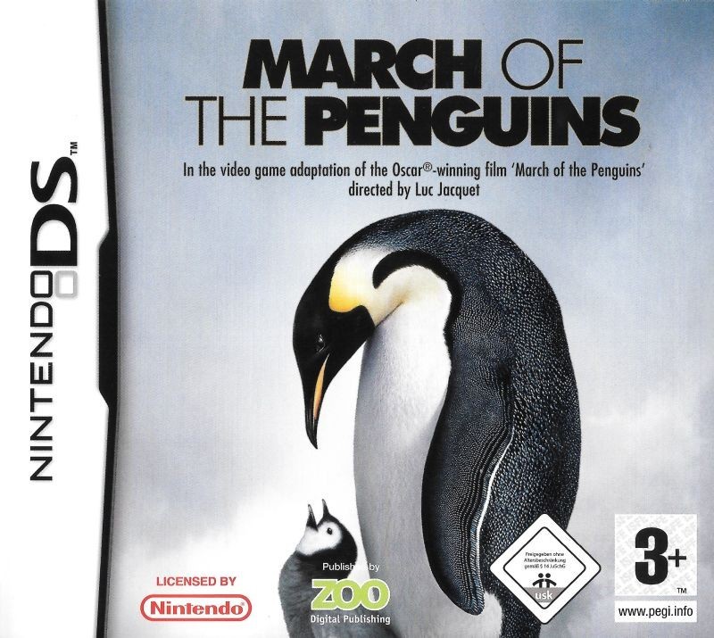Capa do jogo March of the Penguins