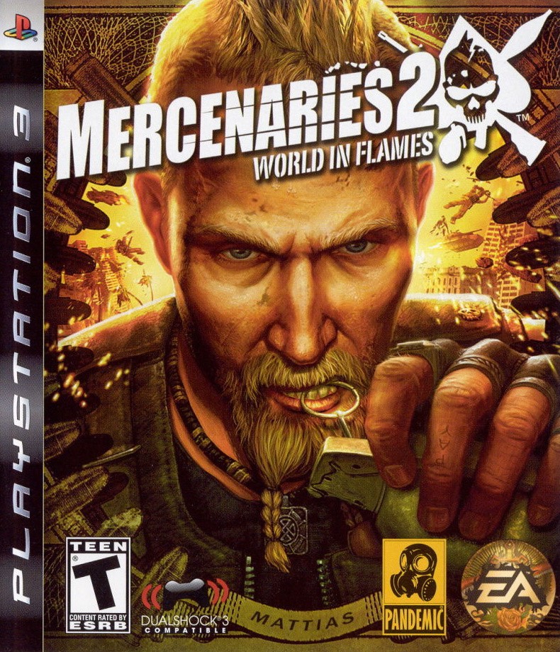 Capa do jogo Mercenaries 2: World in Flames