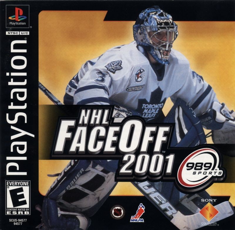 Capa do jogo NHL FaceOff 2001