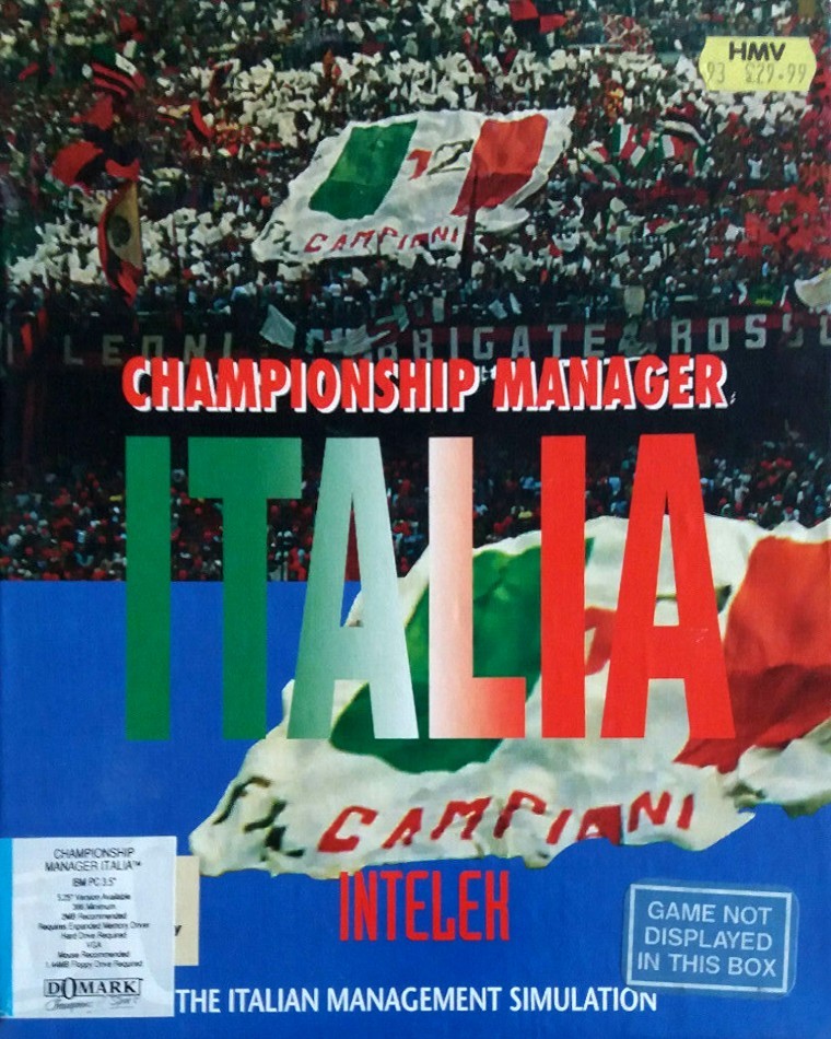 Capa do jogo Championship Manager Italia