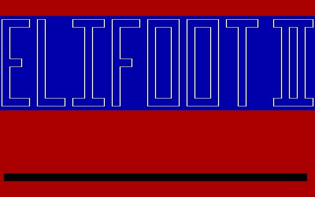Capa do jogo Elifoot II