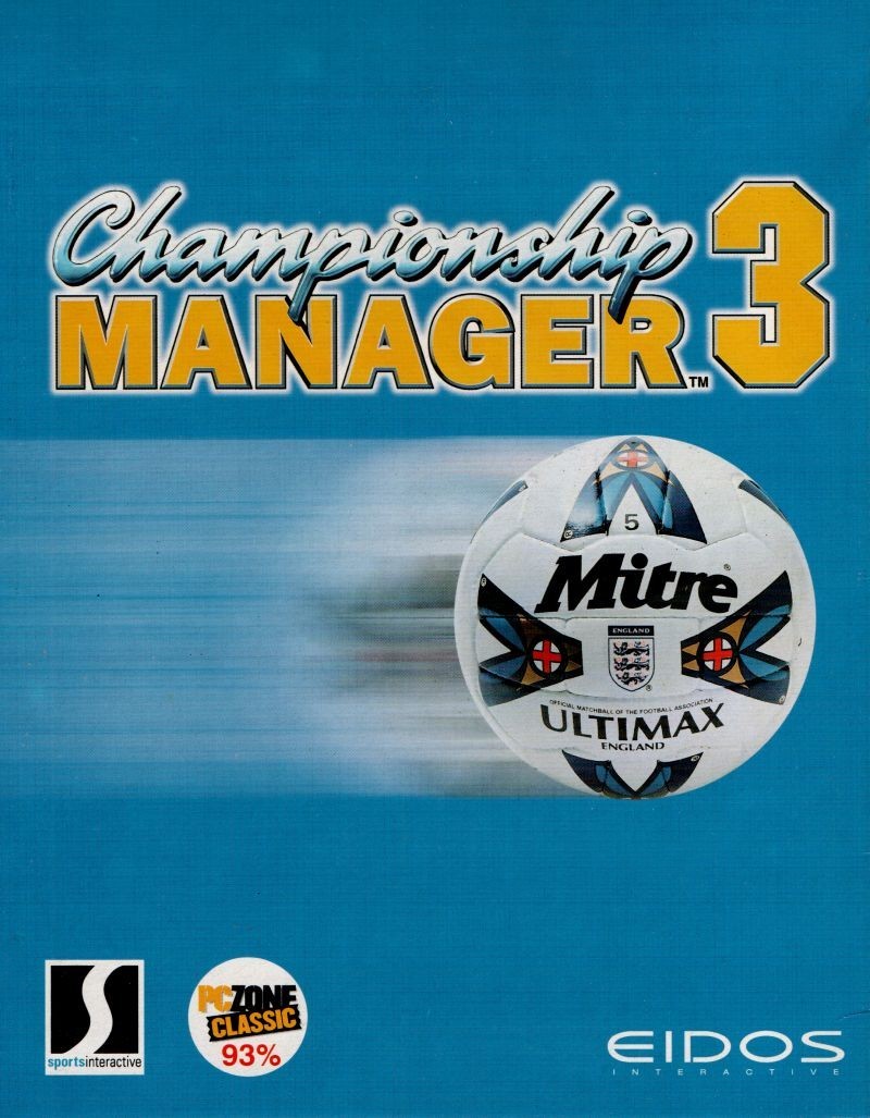 Capa do jogo Championship Manager 3