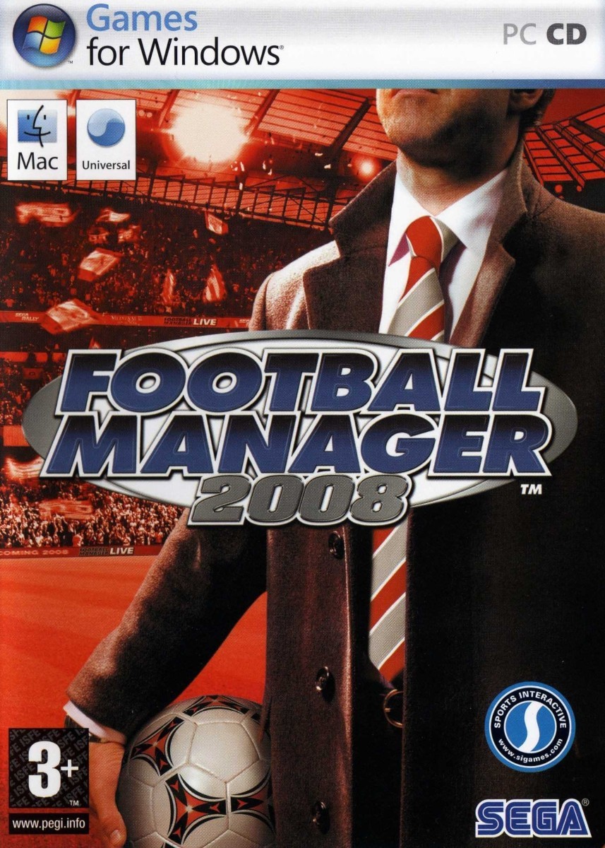 Capa do jogo Football Manager 2008