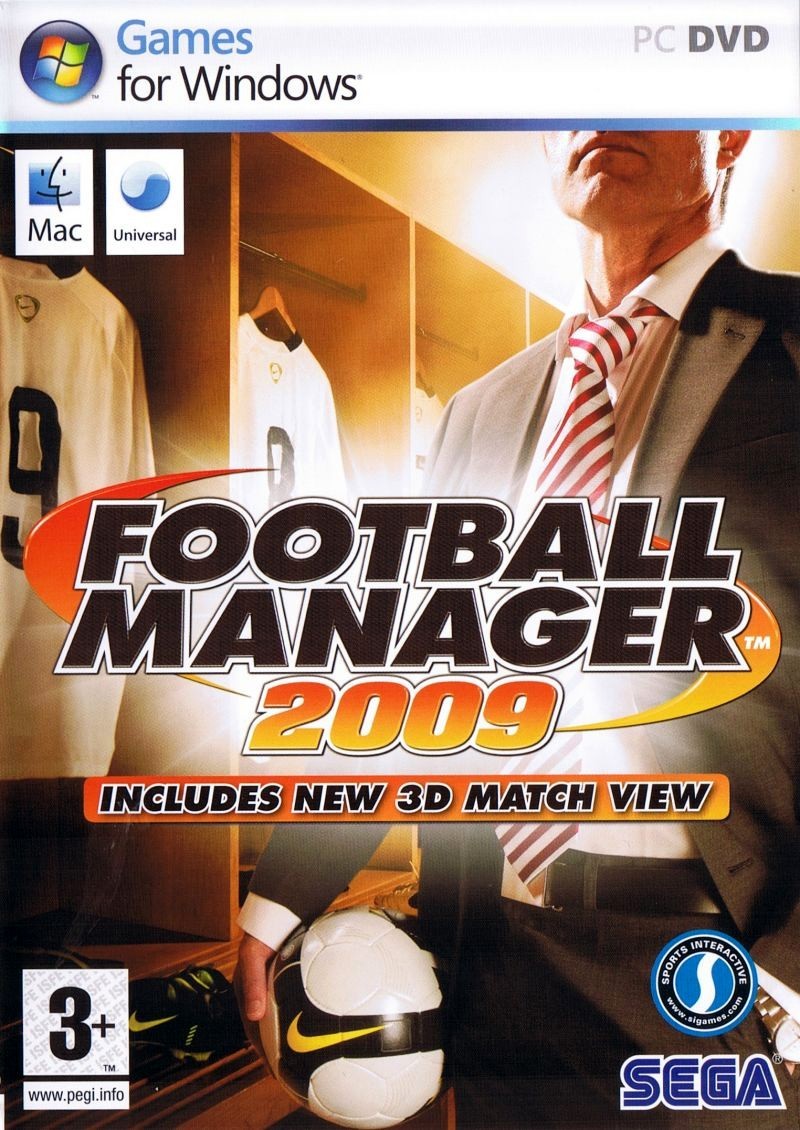 Capa do jogo Football Manager 2009