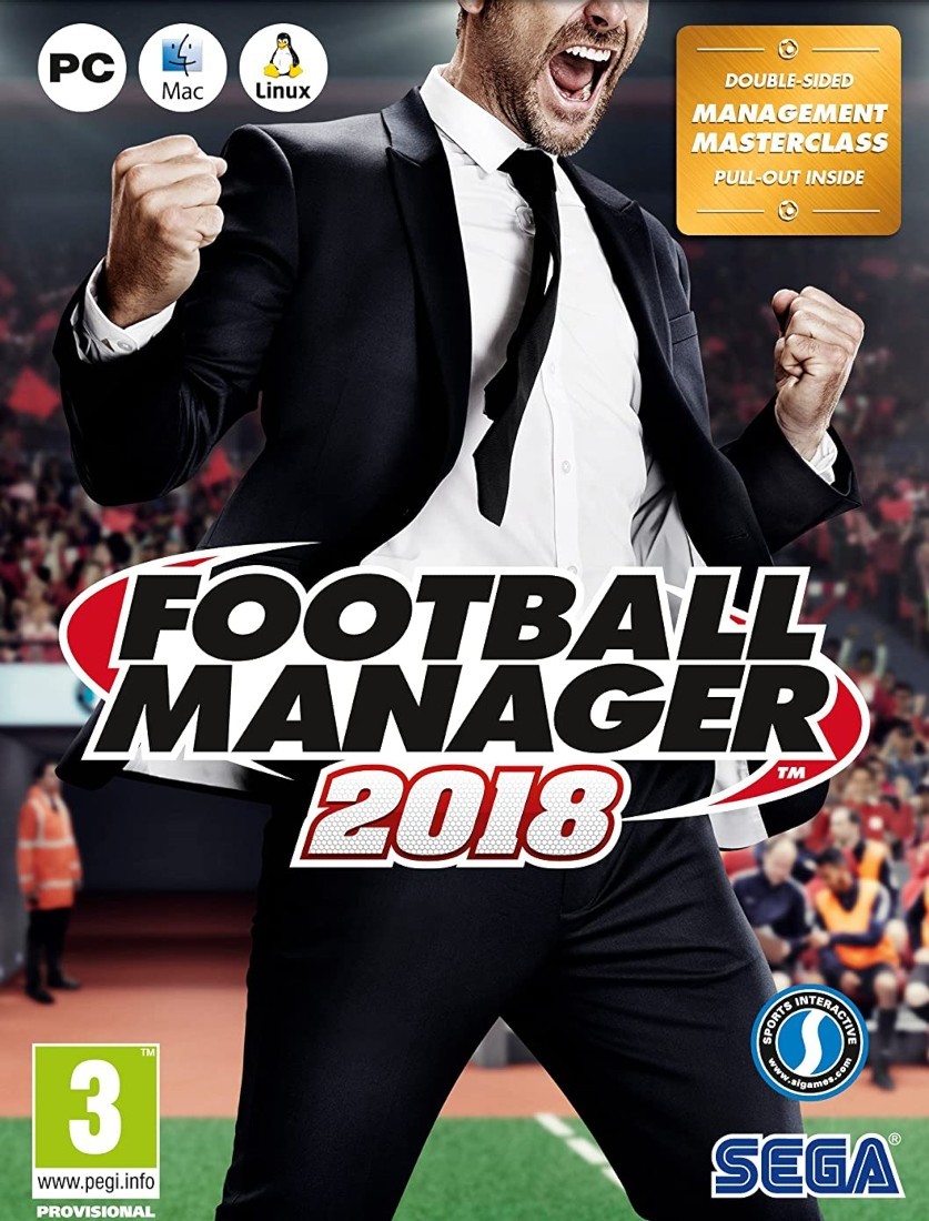 Capa do jogo Football Manager 2018