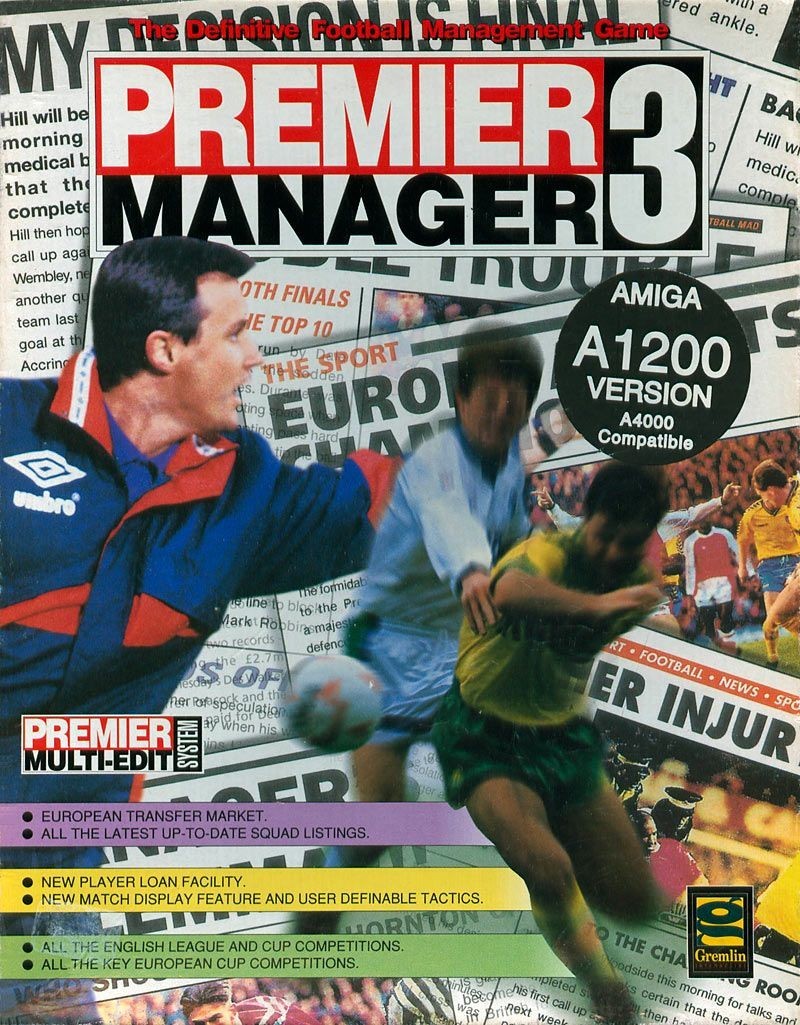 Capa do jogo Premier Manager 3
