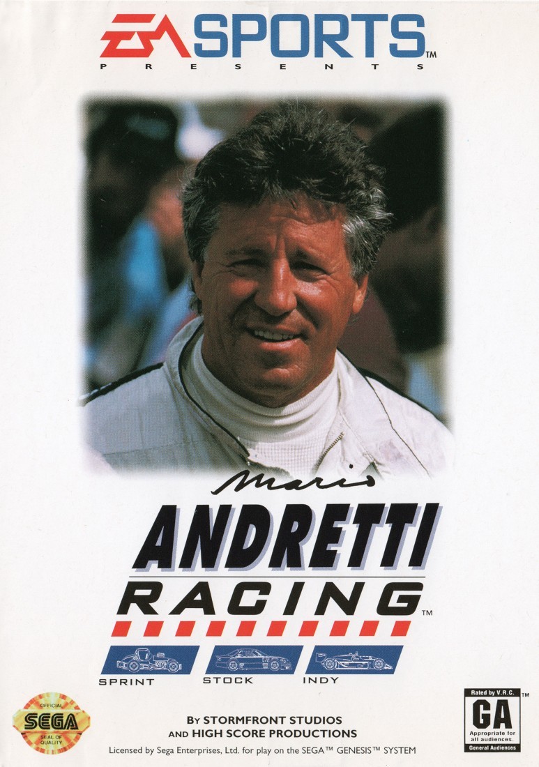 Capa do jogo Mario Andretti Racing