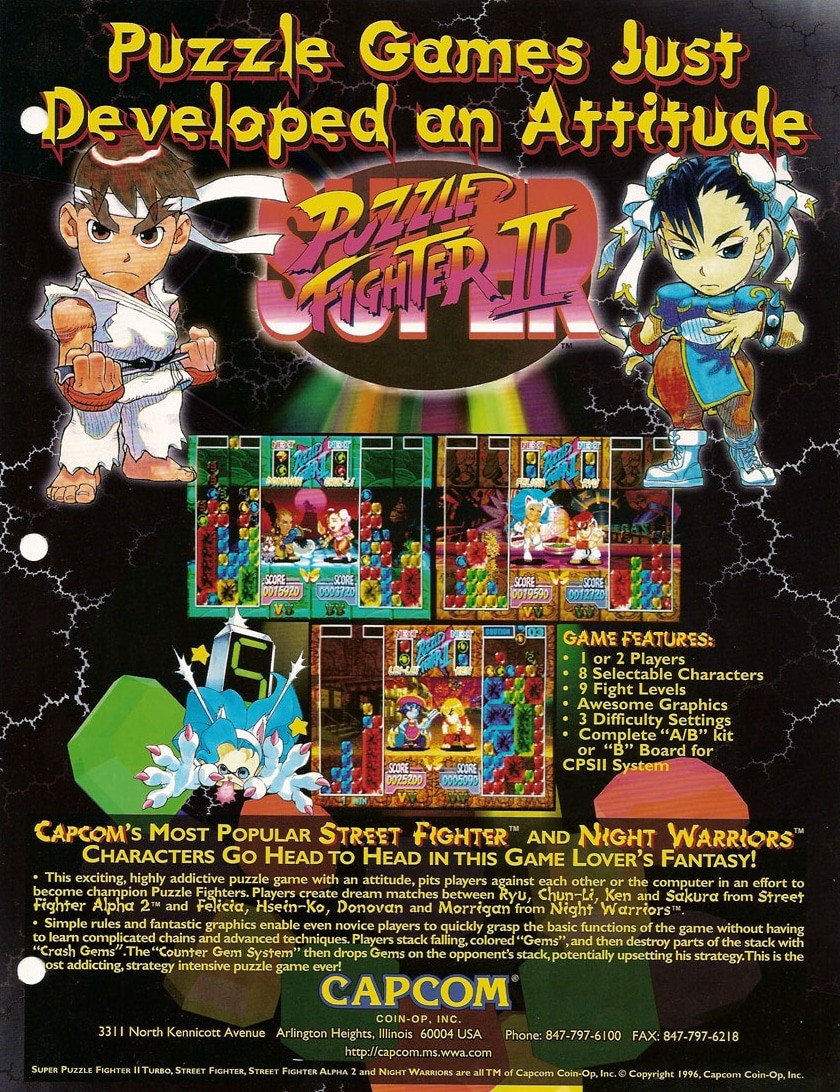 Capa do jogo Super Puzzle Fighter II Turbo