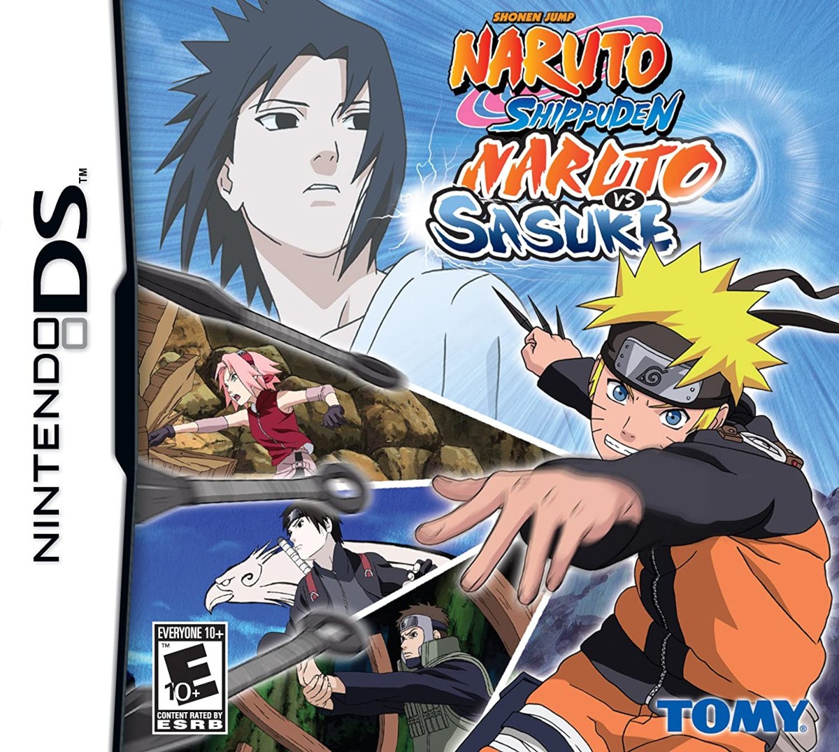 Capa do jogo Naruto Shippuden: Naruto vs. Sasuke
