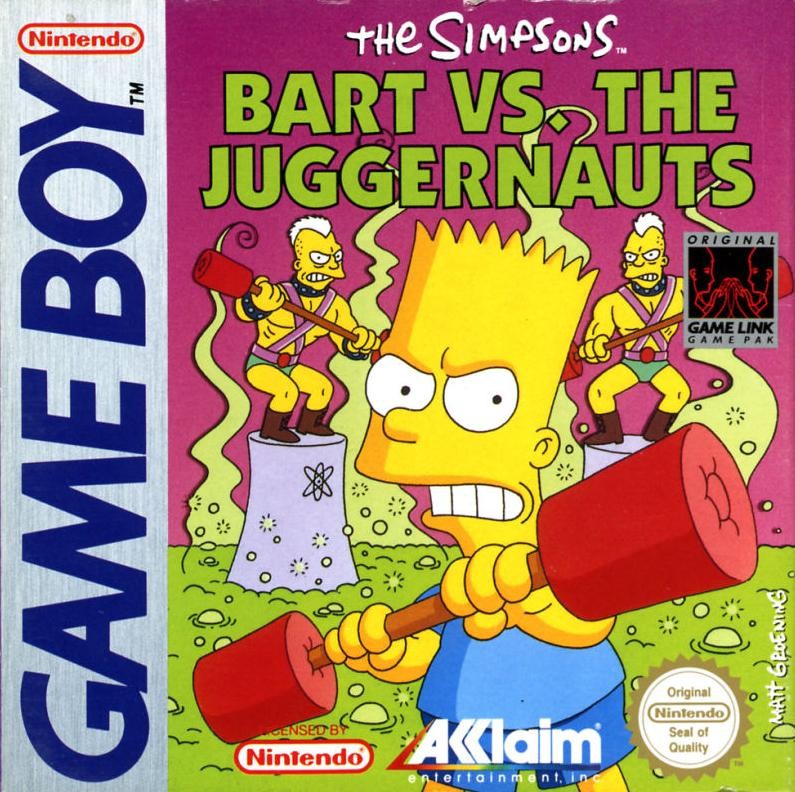 Capa do jogo The Simpsons: Bart vs. the Juggernauts