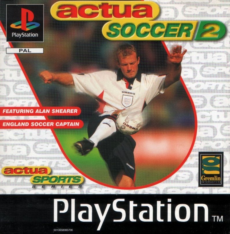 Capa do jogo Actua Soccer 2