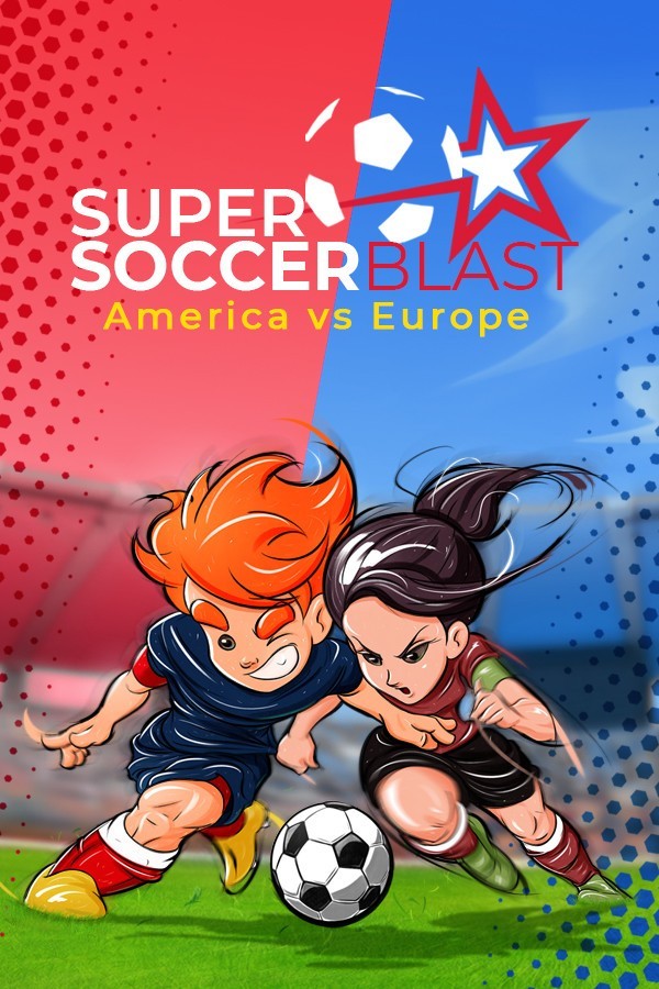 Capa do jogo Super Soccer Blast: America vs Europe