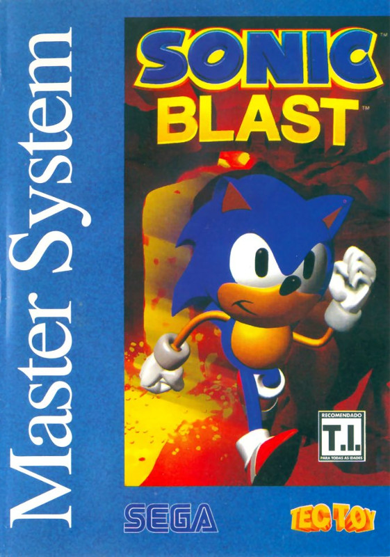 Capa do jogo Sonic Blast