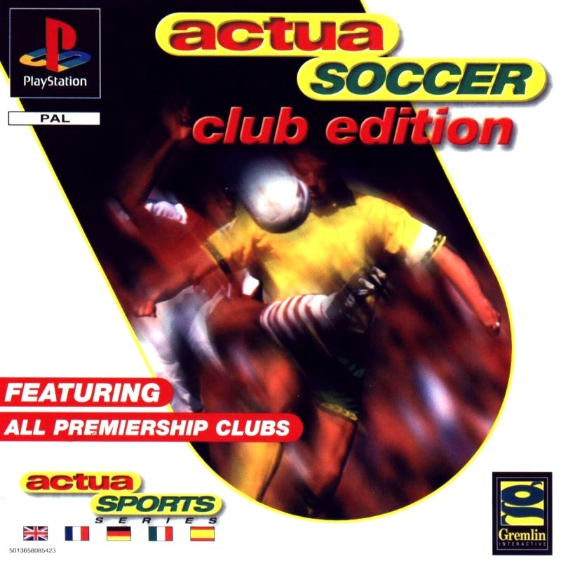 Capa do jogo Actua Soccer Club Edition