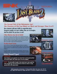 Capa de The Last Blade 2