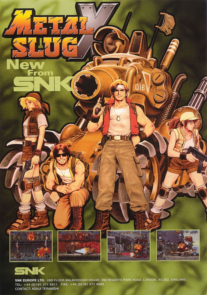 Capa do jogo Metal Slug X