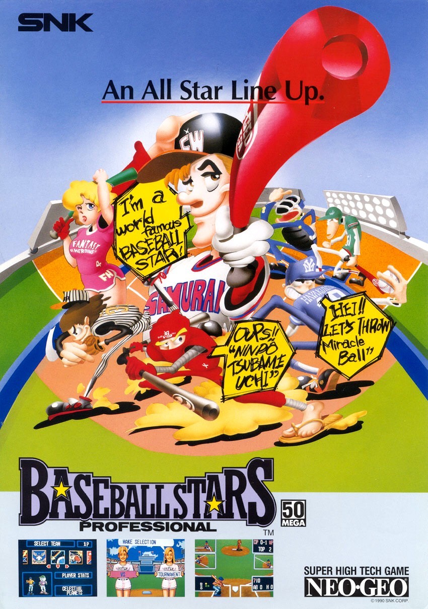 Capa do jogo Baseball Stars Professional