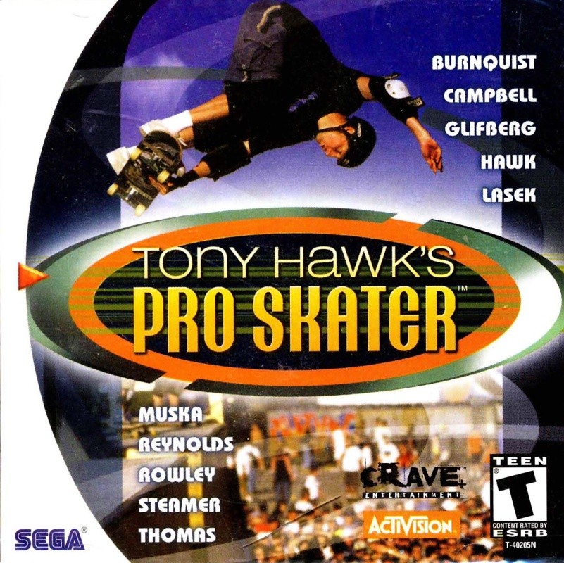 Capa do jogo Tony Hawks Pro Skater