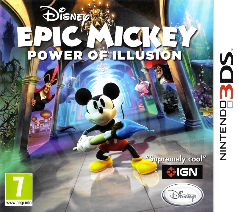 Capa do jogo Disney Epic Mickey: Power of Illusion