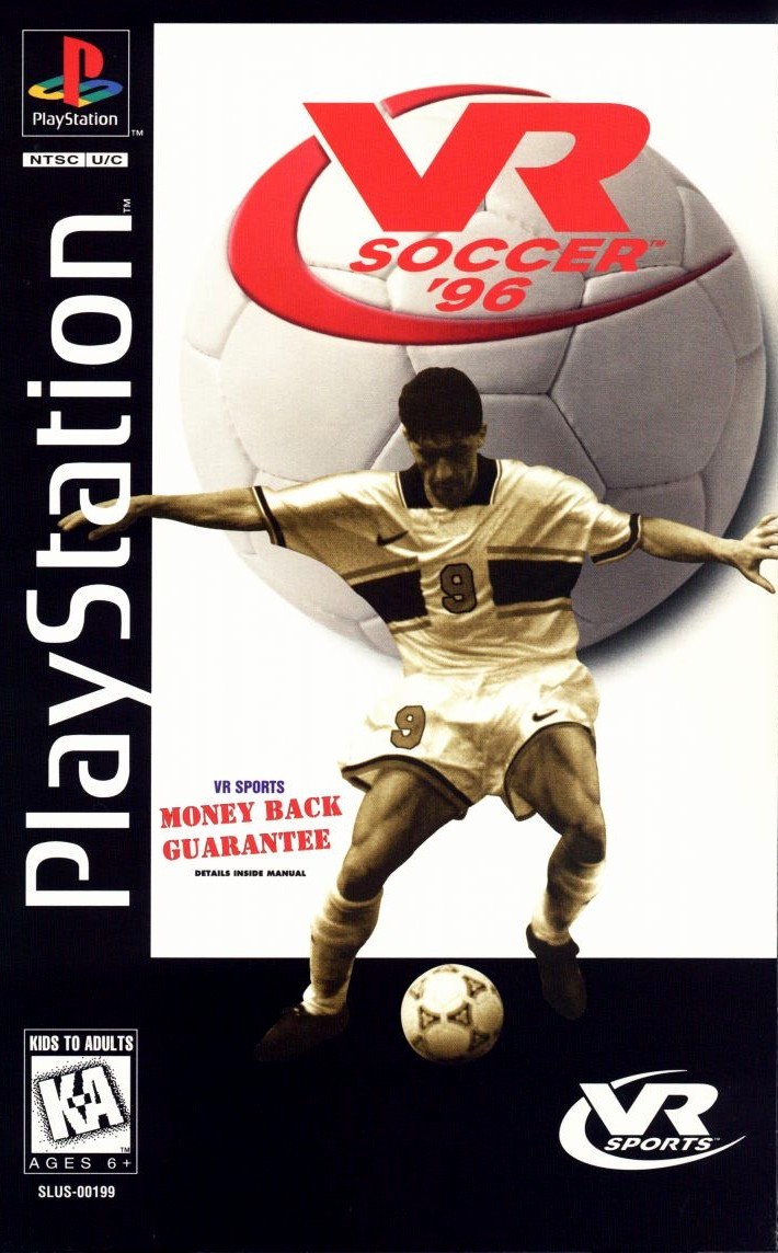 Capa do jogo VR Soccer 96