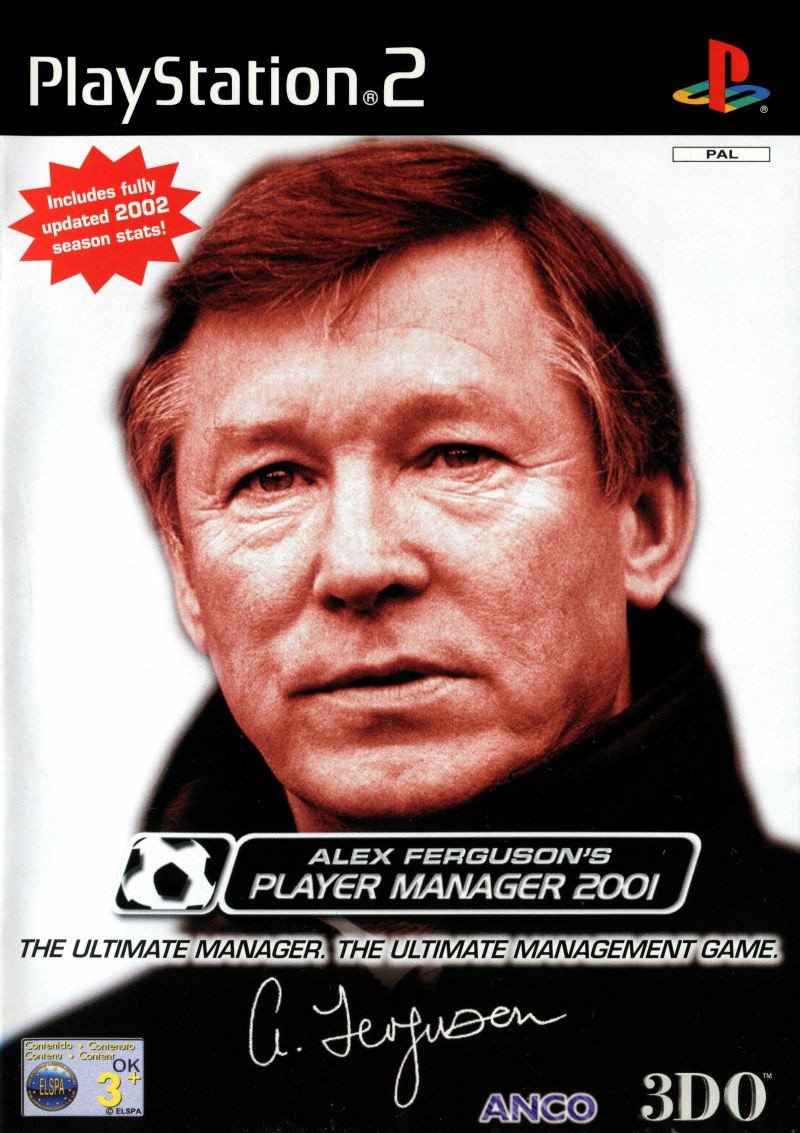 Capa do jogo Alex Fergusons Player Manager 2001