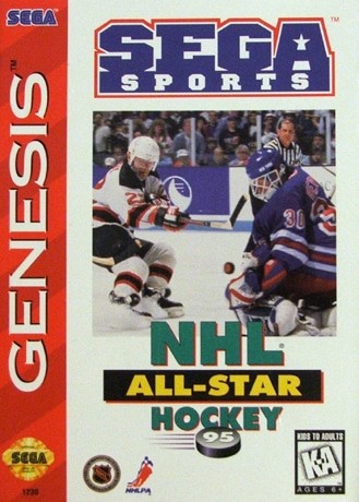 Capa do jogo NHL All-Star Hockey 95