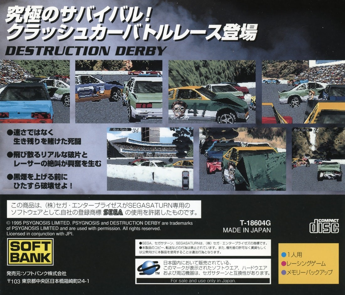 Capa do jogo Destruction Derby